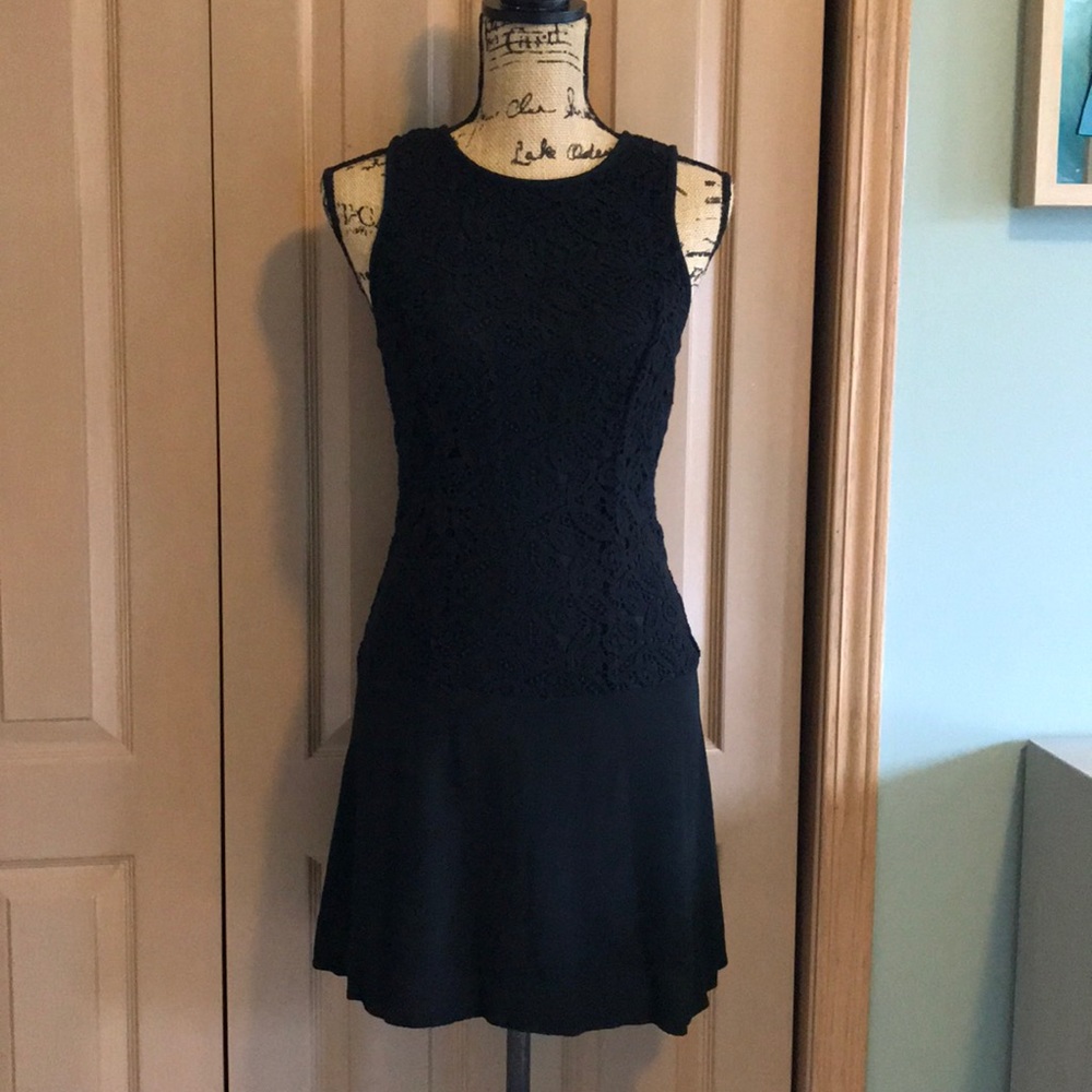 Kensie LBD w/ Lace Bodice Cocktail Dress